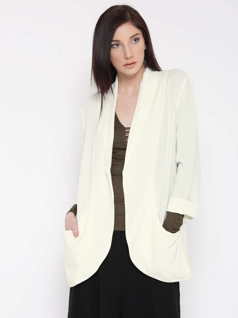 Forever 21 white blazer deals