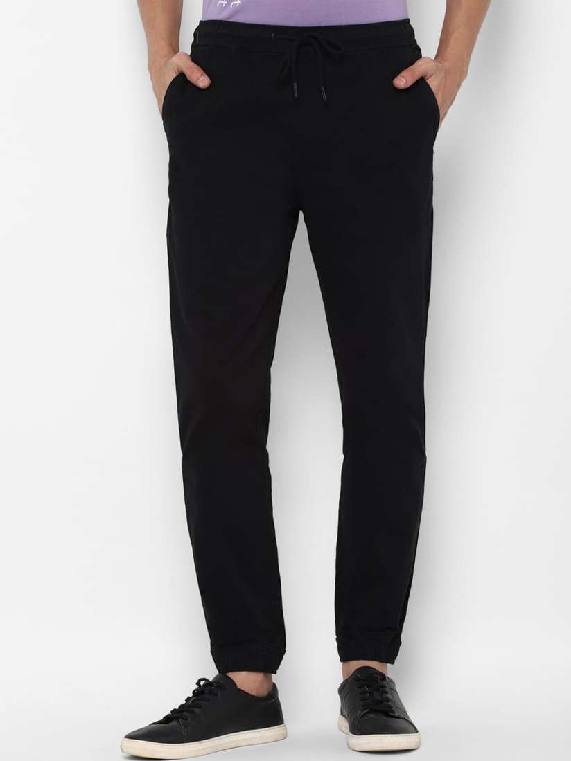 Buy FOREVER 21 Men Black Joggers Trousers Trousers for Men 17191874 Myntra
