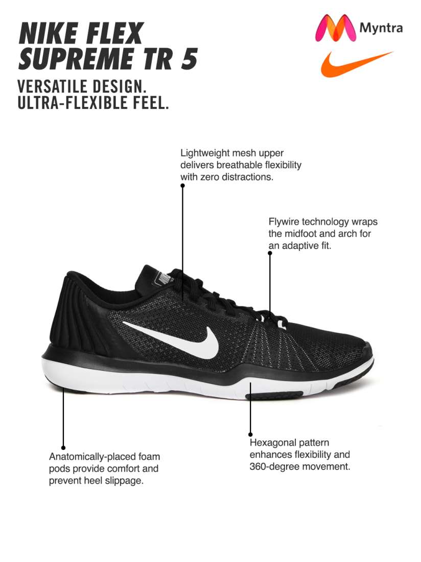 Flex supreme tr 6 training shoes clearance