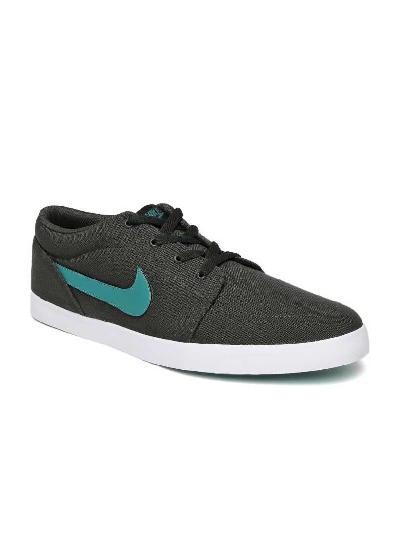 Buy Nike Men Charcoal Grey Voleio Canvas Sneakers Casual Shoes for Men 1719456 Myntra