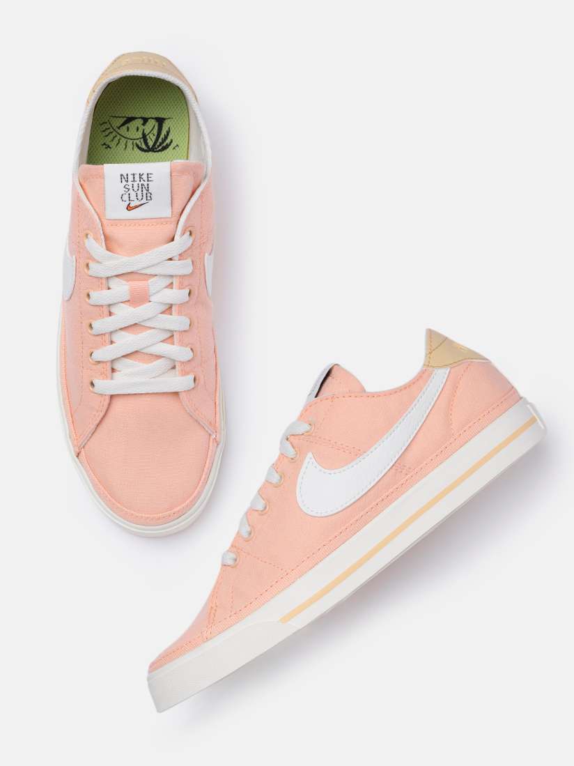 Buy Nike Women Peach Court Legacy Sneakers Casual Shoes for Women 17206062 Myntra