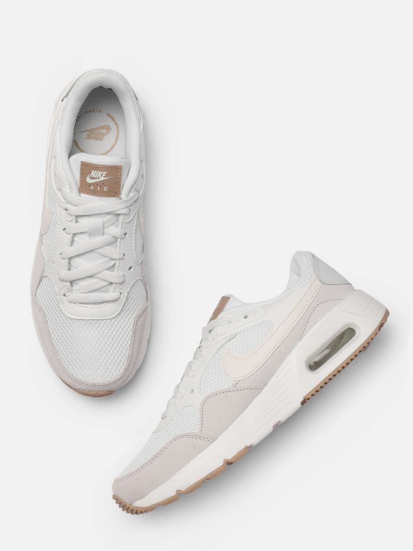 Buy Nike Women Off White Air Max SC Leather Sneakers Casual Shoes for Women 17206160 Myntra