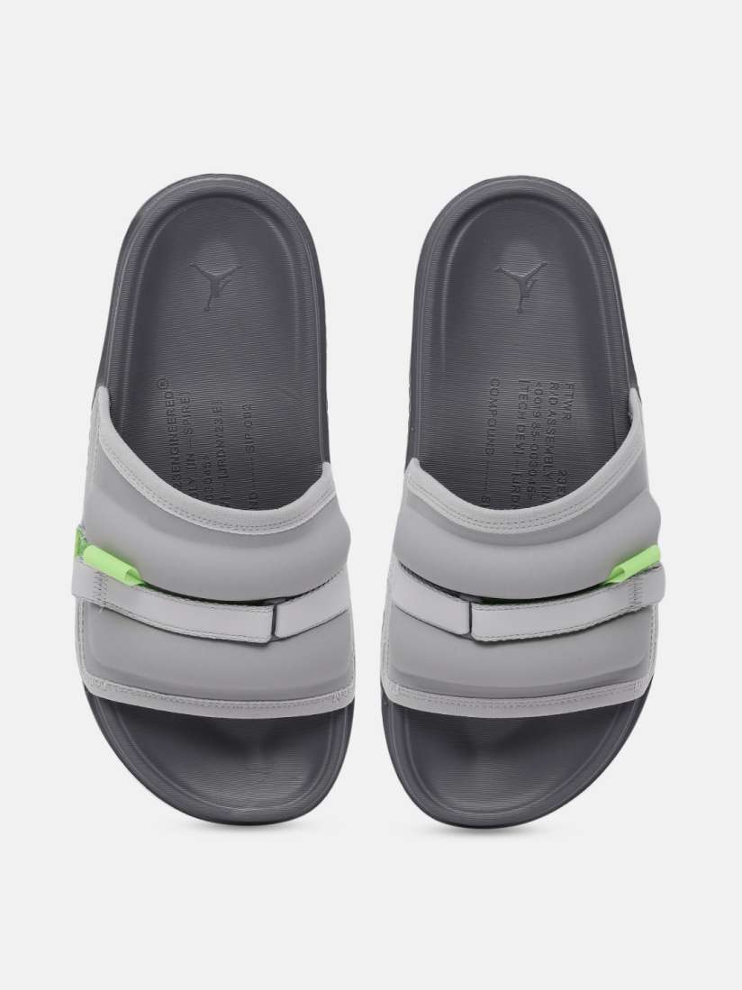 Nike grey sliders new arrivals