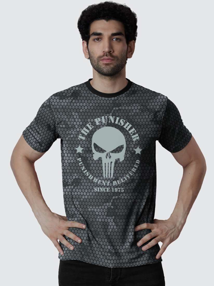 Punisher t shirt myntra shop