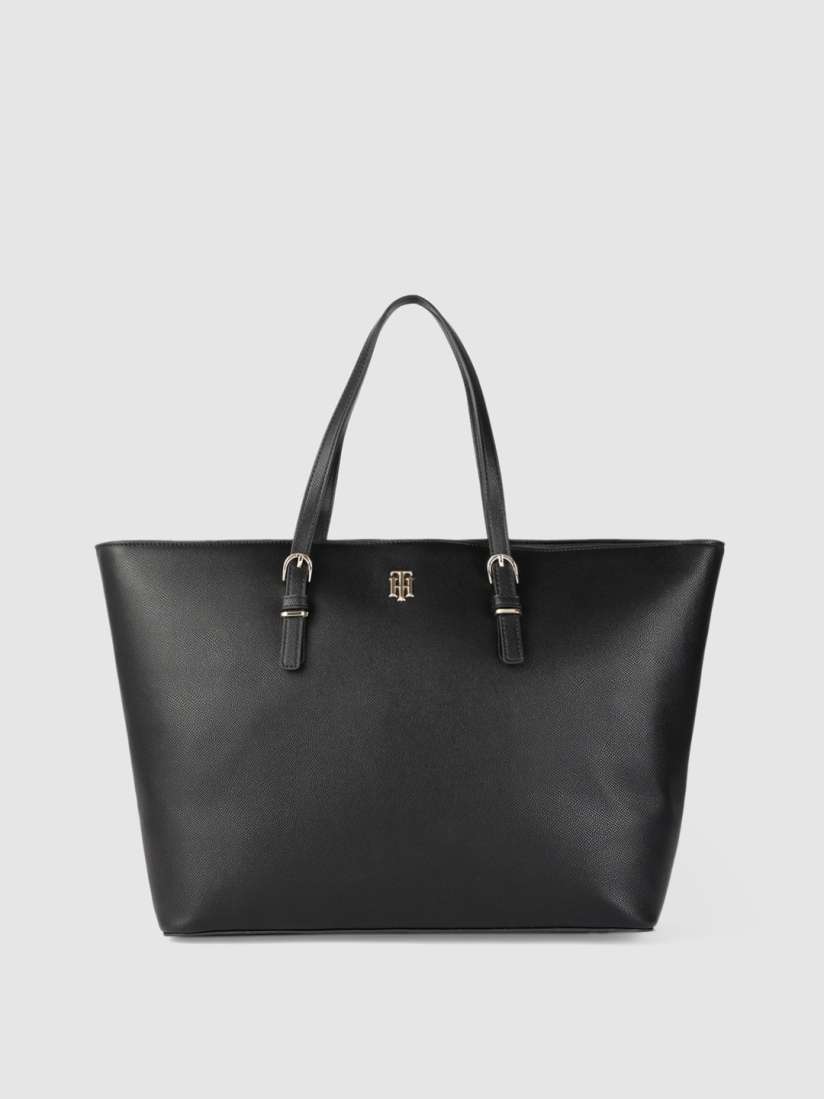 Tommy hilfiger black handbag deals