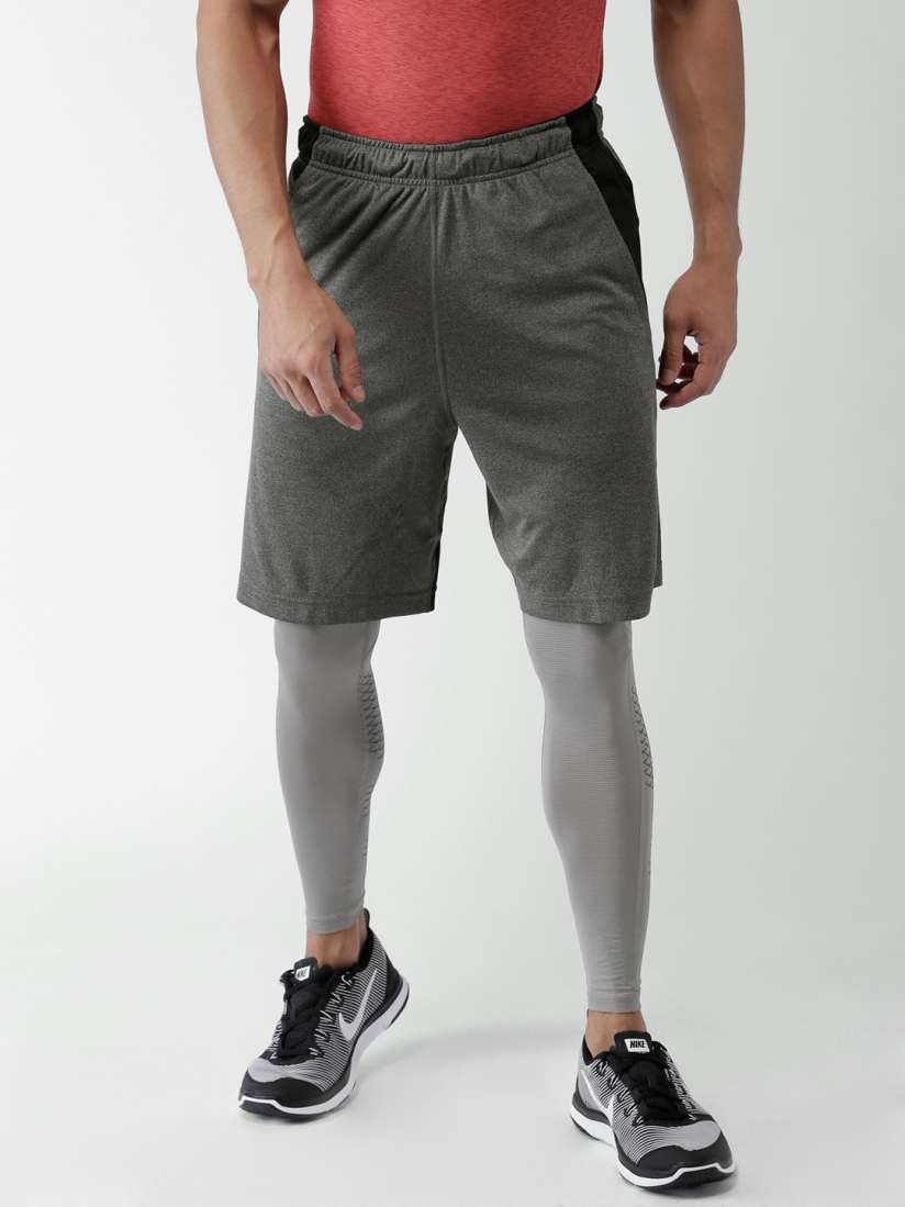 Buy Nike Men Charcoal Grey AS FLY 9 Solid Sports Shorts Shorts for Men 1721786 Myntra