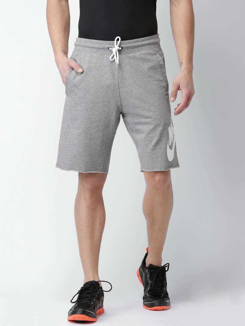 Buy Nike Men Grey Melange AS M NSW FT GX 1 Loose Fit Shorts Shorts for Men 1721808 Myntra