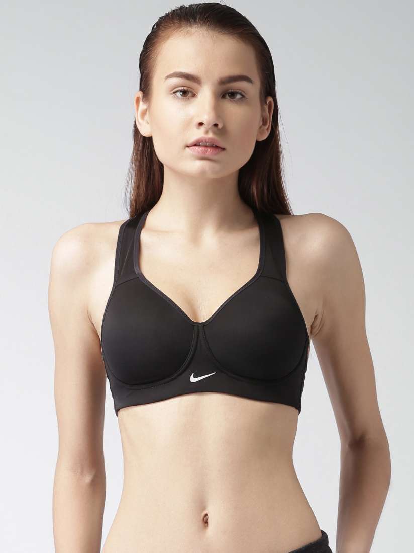 Buy Nike Pro Black Rival Racerback Sports Bra 833288 010 Bra for Women 1721811 Myntra