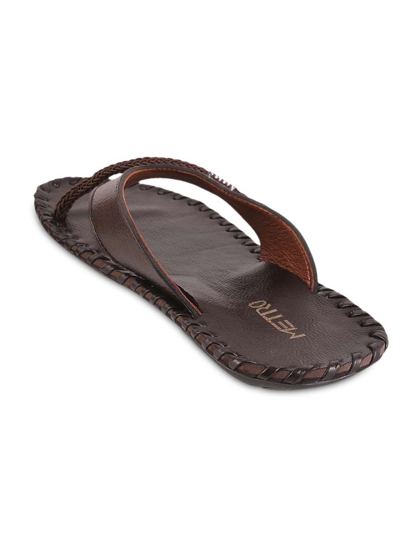 Buy Metro Men Brown Sandals Sandals for Men 1723287 Myntra