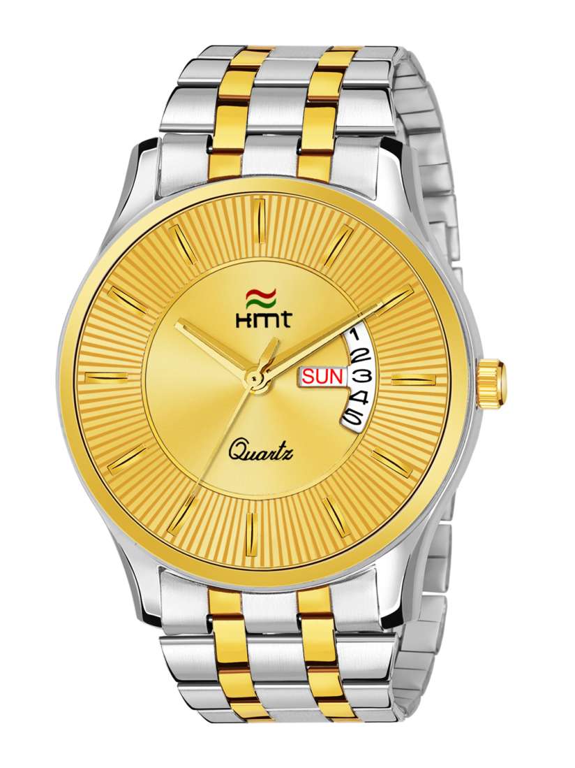Buy HAMT Men Gold Toned Dial Silver Toned Straps Analogue Wrist Watch Watches for Men 17236466 Myntra