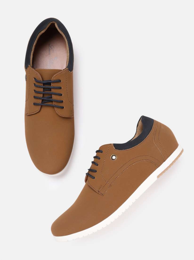 Buy Louis Philippe Sport Men Brown Solid Derbys Casual Shoes for Men 17238974 Myntra