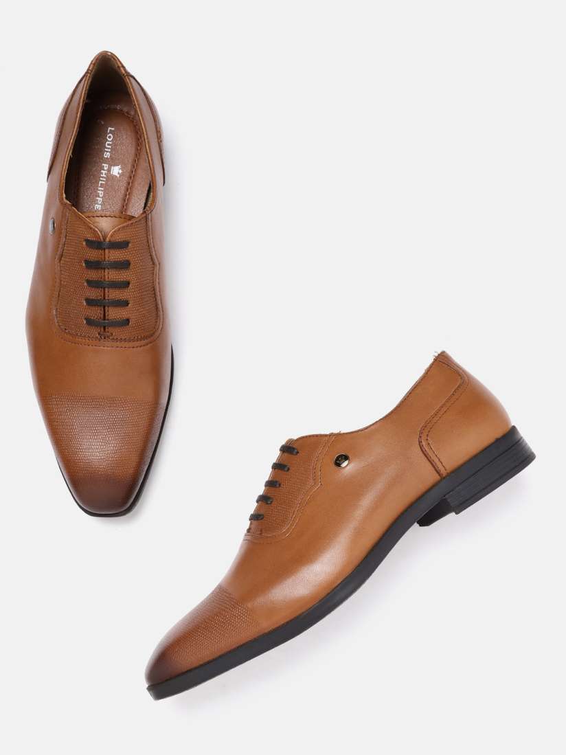 Tan colour leather shoes on sale