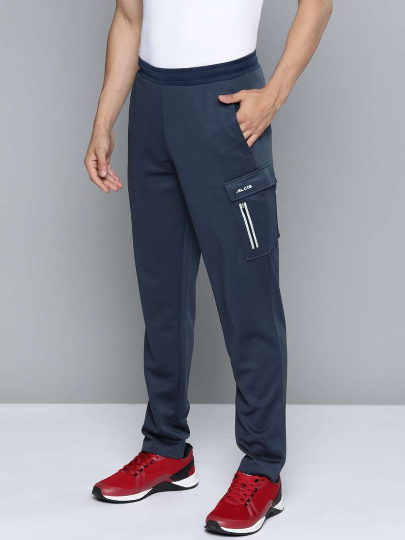 Buy Alcis Men Navy Blue Solid Track Pants Track Pants for Men 17251360 Myntra