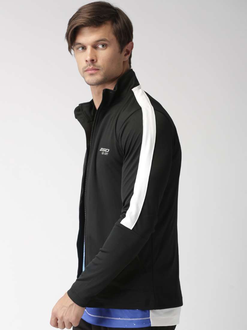 Buy 2GO Black Sporty Jacket Jackets for Men 1726589 Myntra