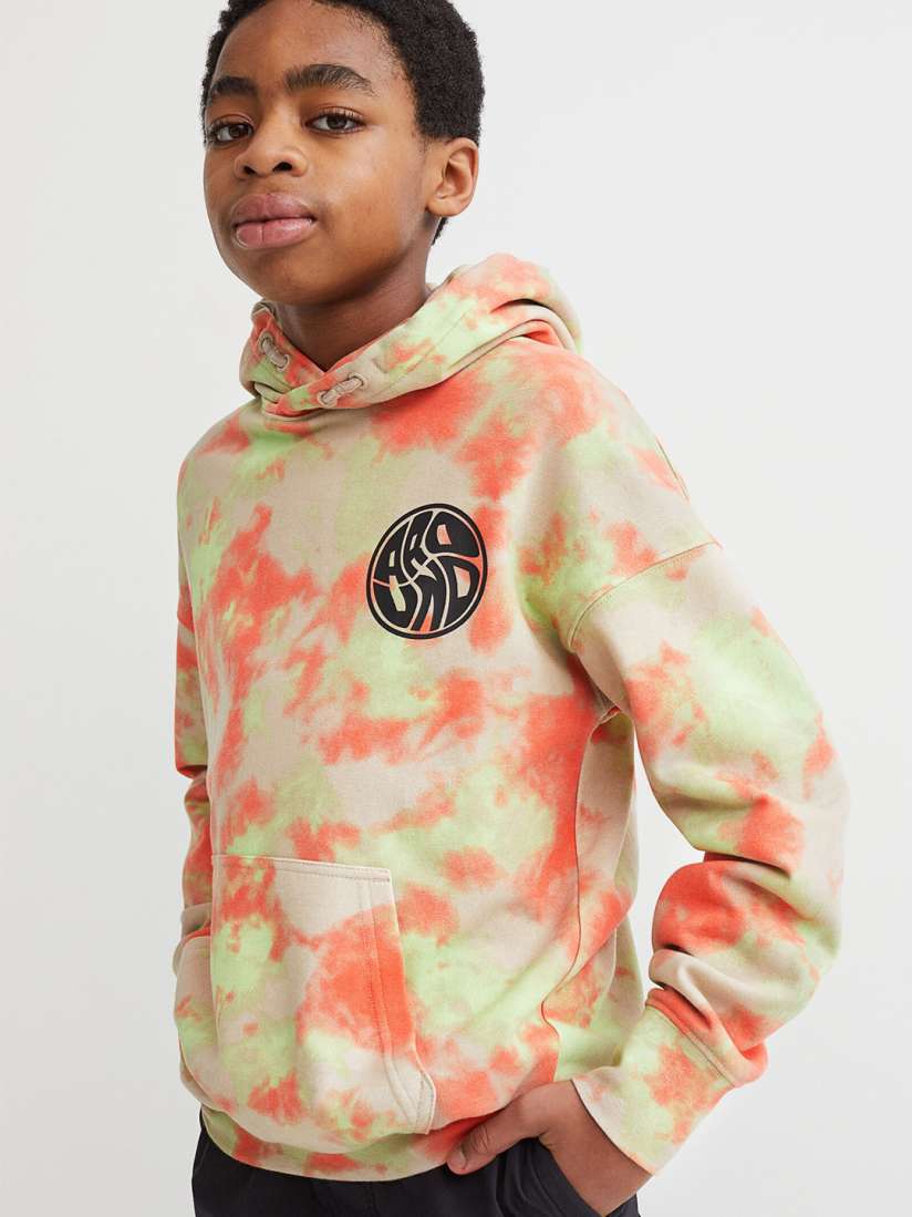 Peach hoodie h&m best sale