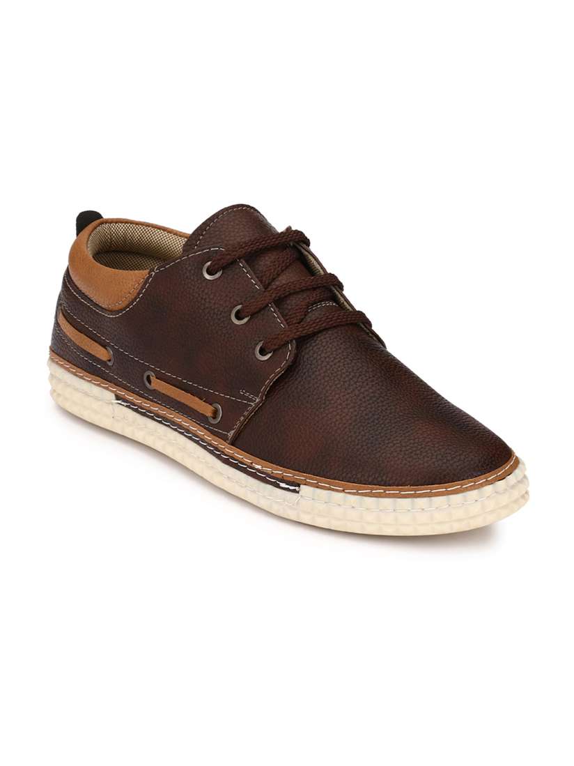 Buy Mactree Men Coffee Brown Sneakers Casual Shoes for Men 1728403 Myntra