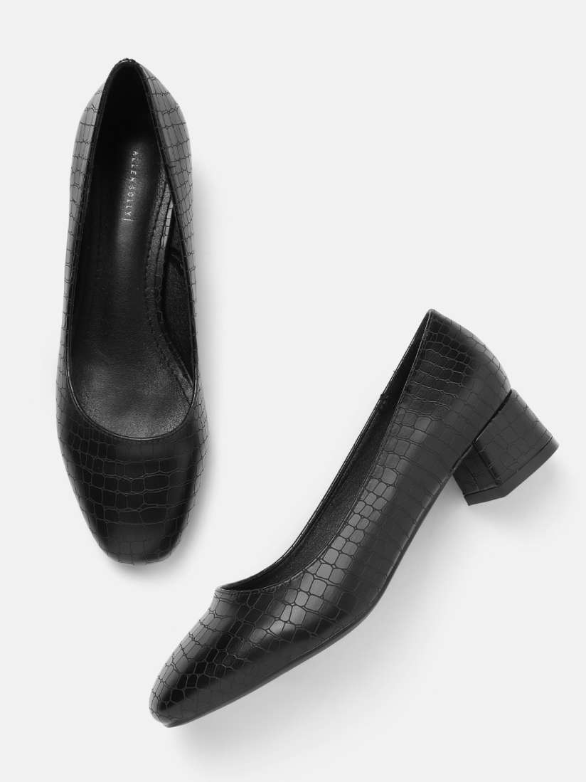 Allen solly black heels discount