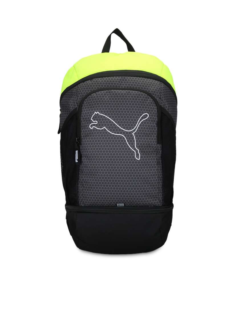 Buy PUMA Unisex Grey Lime Green Printed Echo Backpack Backpacks for Unisex 1728714 Myntra