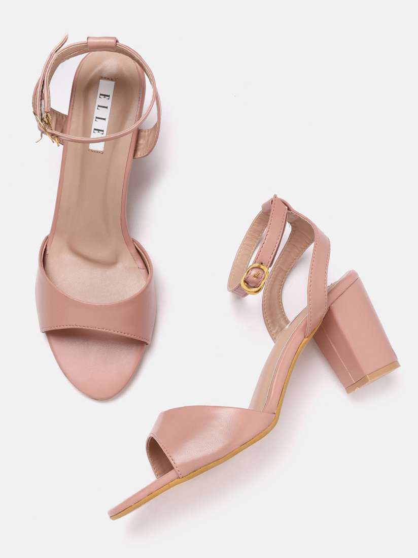 Dusty rose block heels online