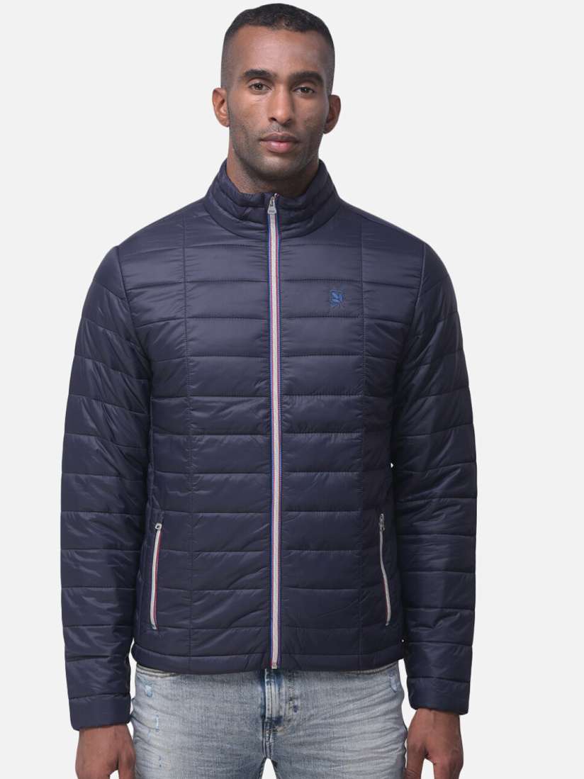 Woodland navy blue jacket best sale