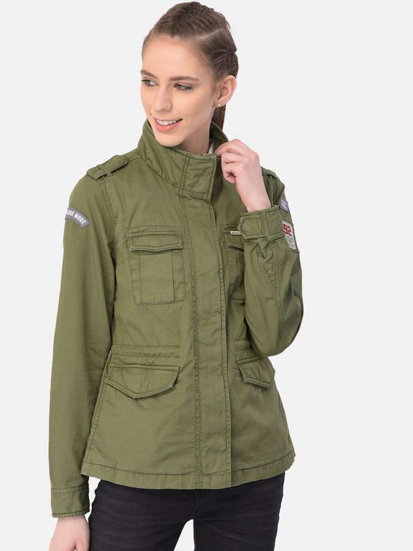 Buy Woodland Green Tailored Jacket Jackets for Women 17296824 Myntra
