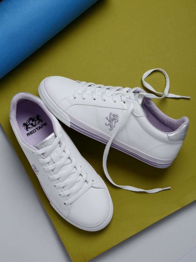 White sneakers for girl myntra cheap
