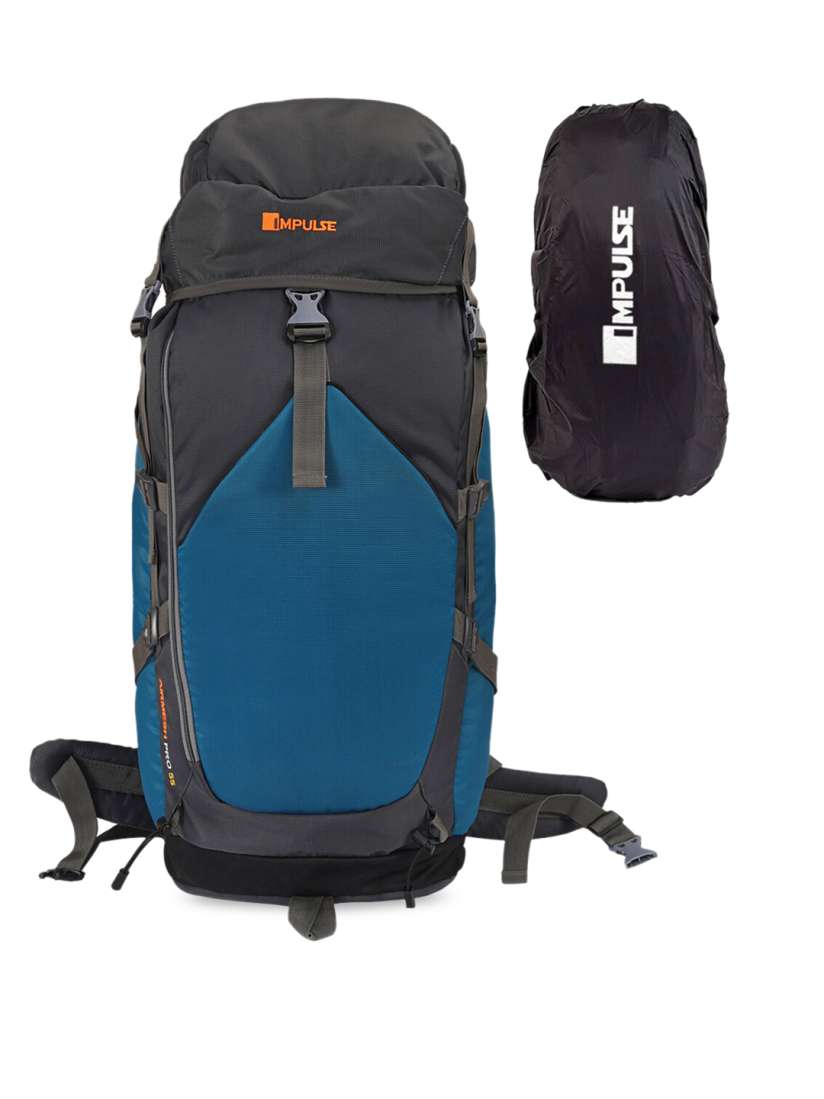 Buy Impulse Unisex Teal Blue Colourblocked Anti Scratch Rucksack With Laptop Sleeve 60 L Rucksacks for Unisex 17308400 Myntra