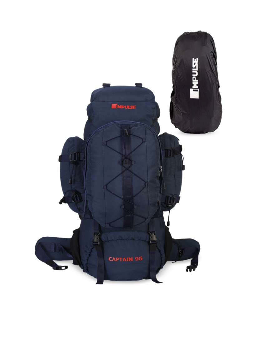 Buy Impulse Navy Blue Solid Large Waterproof Rucksack Rucksacks for Unisex 17308422 Myntra