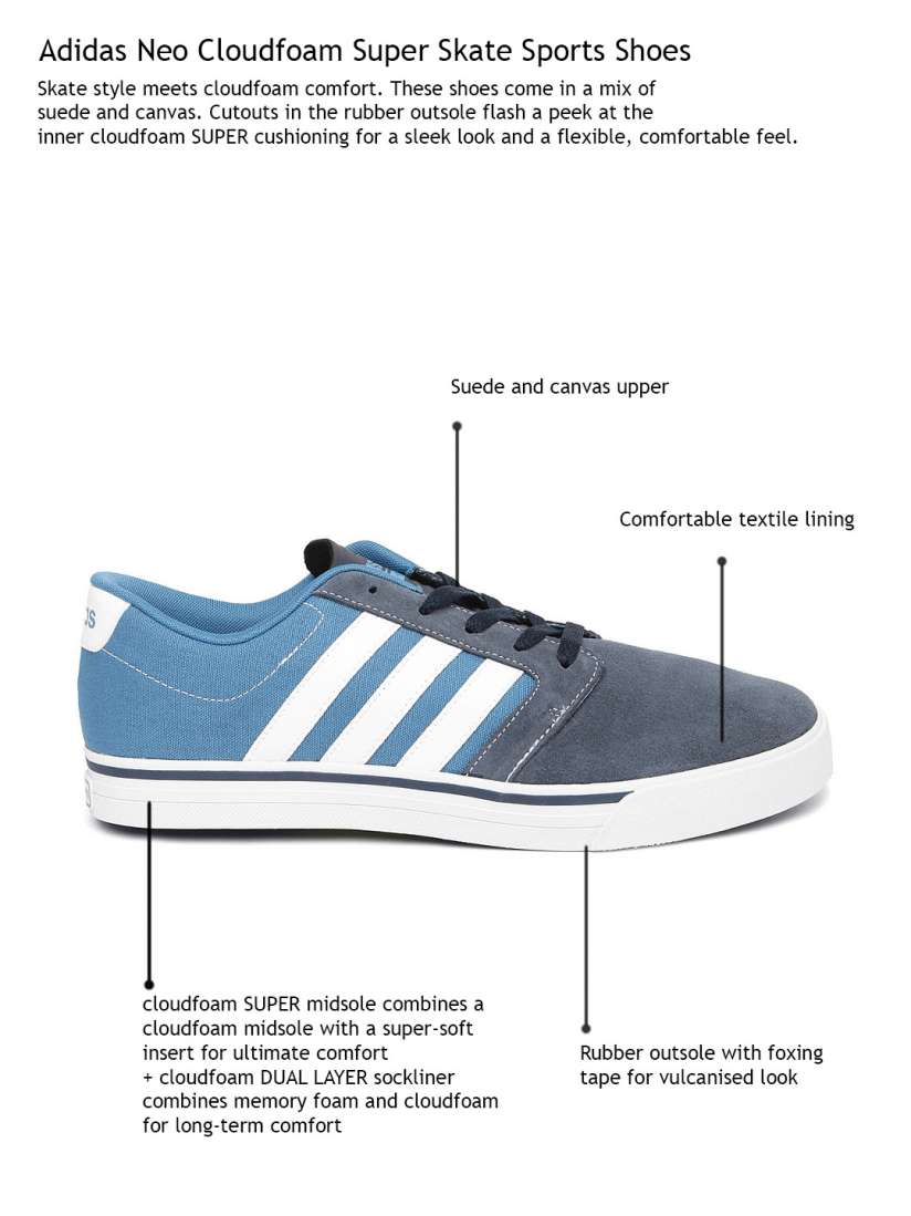 Adidas cloudfoam super skate hotsell