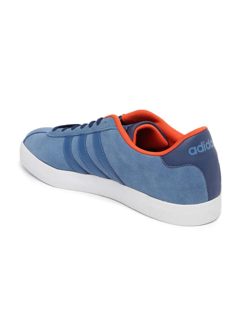 Buy ADIDAS NEO Men Blue Solid Suede Leather Vlcourt Vulc Sneakers Casual Shoes for Men 1731104 Myntra