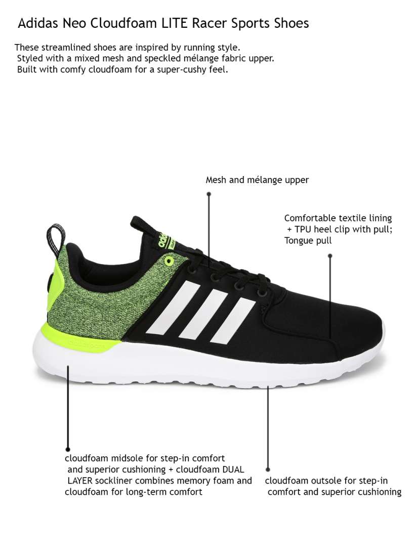 Adidas neo cloudfoam dual layer footbed price clearance