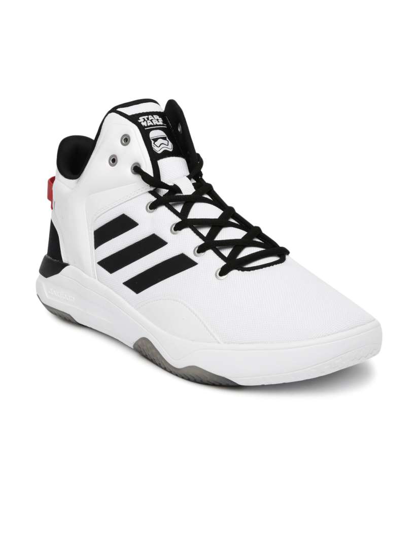 Buy ADIDAS NEO Men White Solid Cloudfoam Revival Star War Mid Top Sneakers Casual Shoes for Men 1731121 Myntra