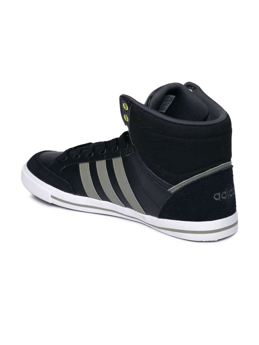 Buy ADIDAS NEO Men Black Cacity Leather Mid Top Sneakers Casual Shoes for Men 1731152 Myntra