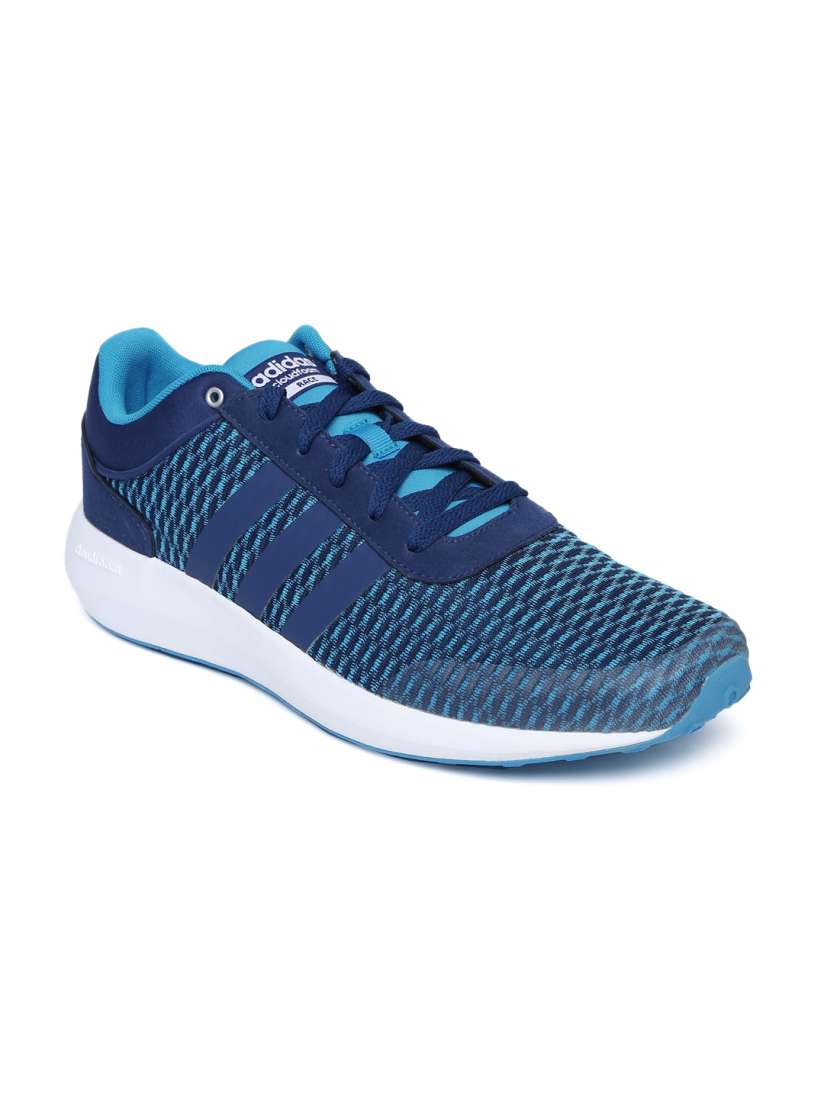 Buy ADIDAS NEO Men Blue Solid Cloudfoam Race Sneakers Casual Shoes for Men 1731159 Myntra