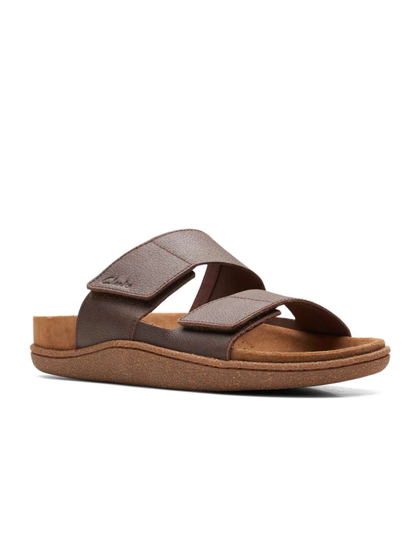 Buy Clarks Men Brown Nubuck Leather Comfort Sandals Sandals for Men 17312084 Myntra