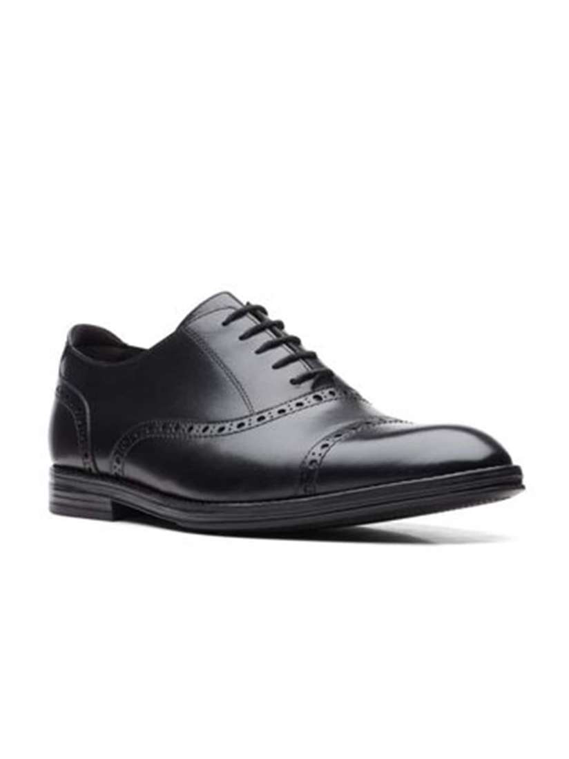 Clarks grey brogues hot sale