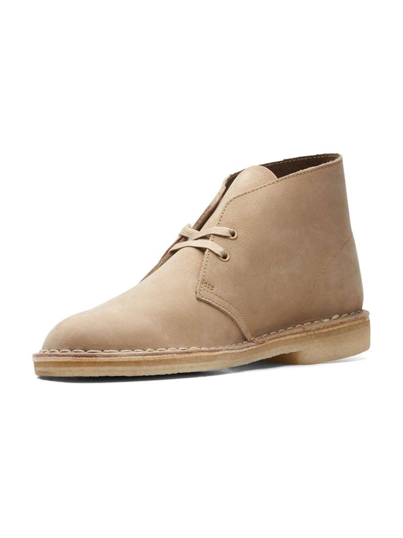 Buy Clarks Men Tan Nubuck Flat Boots Casual Shoes for Men 17312324 Myntra