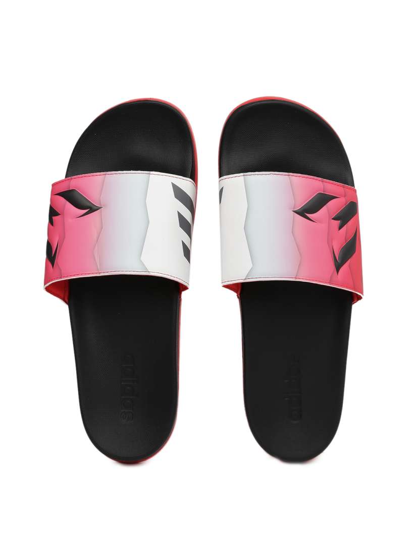 Buy ADIDAS Men Red Black Printed Adilette CF Messi Flip Flops Flip Flops for Men 1731247 Myntra