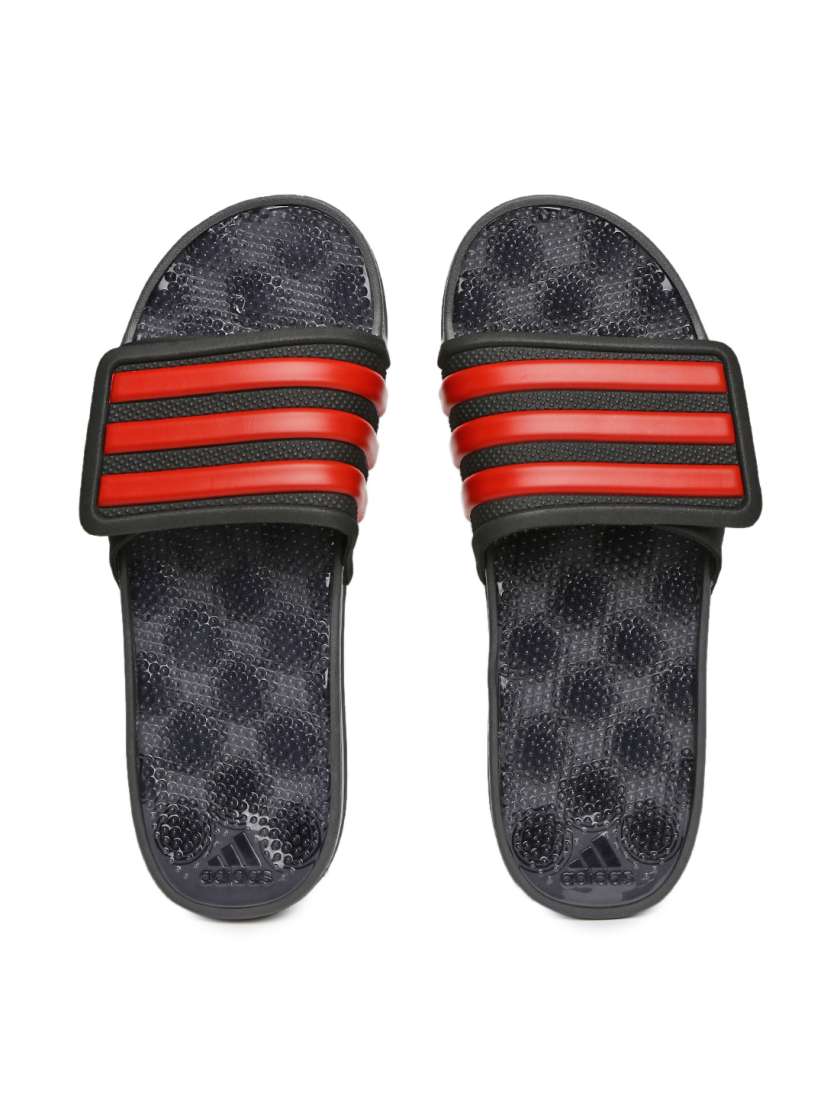 Buy ADIDAS Men Black Red Adissage 2.0 Striped Flip Flops Flip Flops for Men 1731250 Myntra