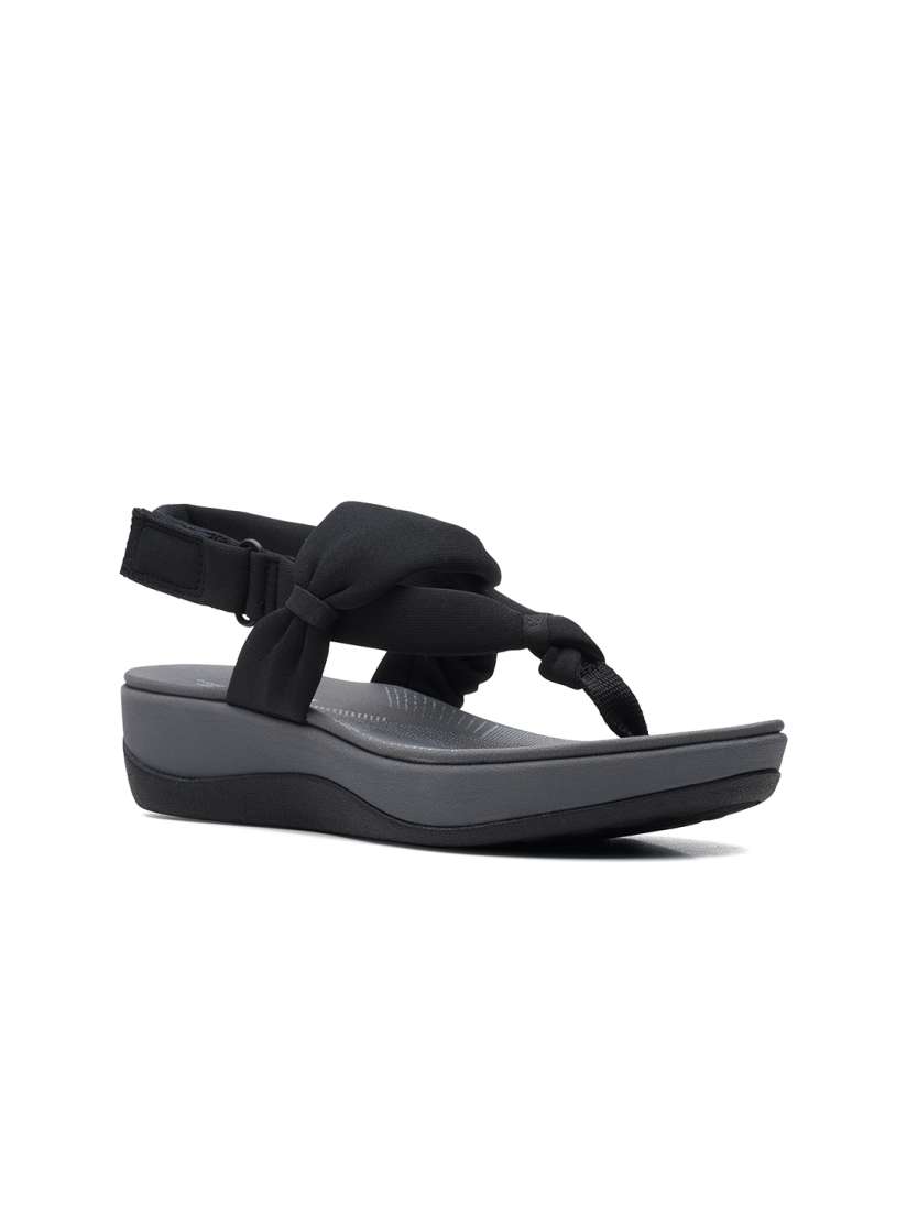 Clarks open toe flats discount