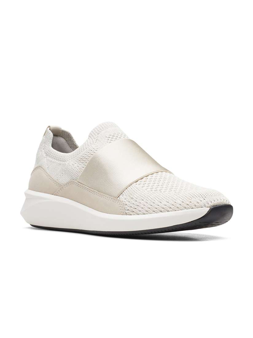 Clarks slip on sneakers womens cheap