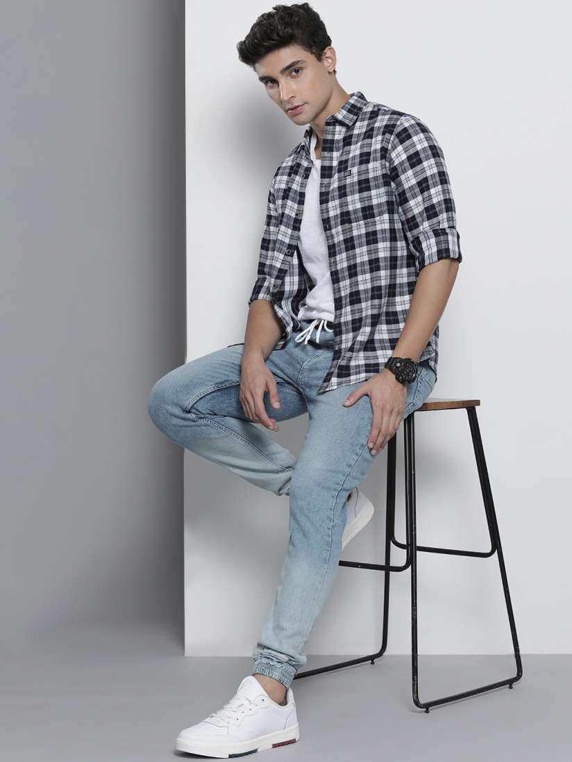 Joggers jeans with shirt online