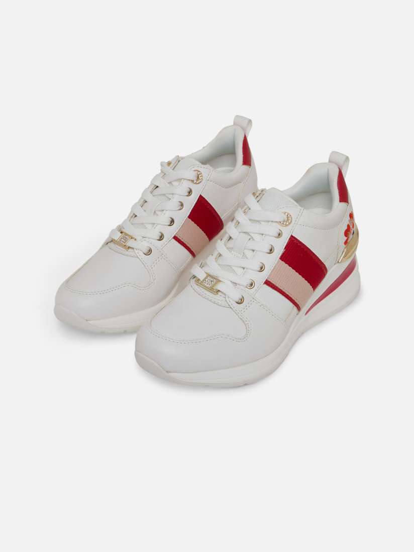 Buy ALDO Women White Red Colourblocked Sneakers Casual Shoes for Women 17320974 Myntra