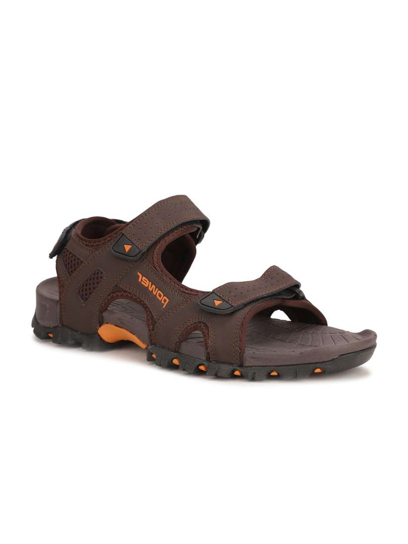 Buy Power Men Brown Orange Solid Sports Sandals Sandals for Men 17336186 Myntra