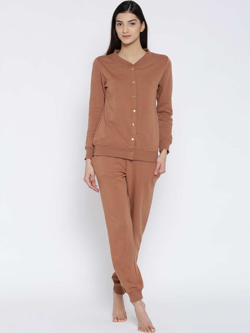 Buy Kanvin Brown Nightsuit KAW16260C Night suits for Women 1734126 Myntra
