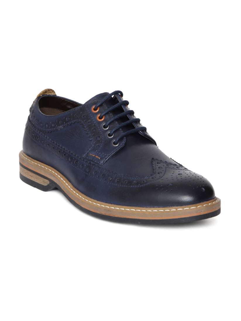 Buy Clarks Men Navy Leather Brogues Formal Shoes for Men 1734428 Myntra