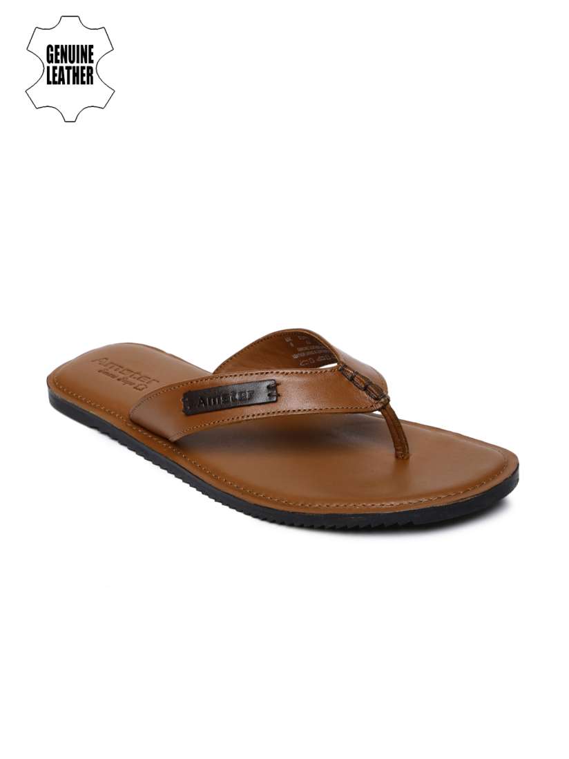 Buy Amster Men Brown Genuine Leather Sandals Sandals for Men 1735249 Myntra