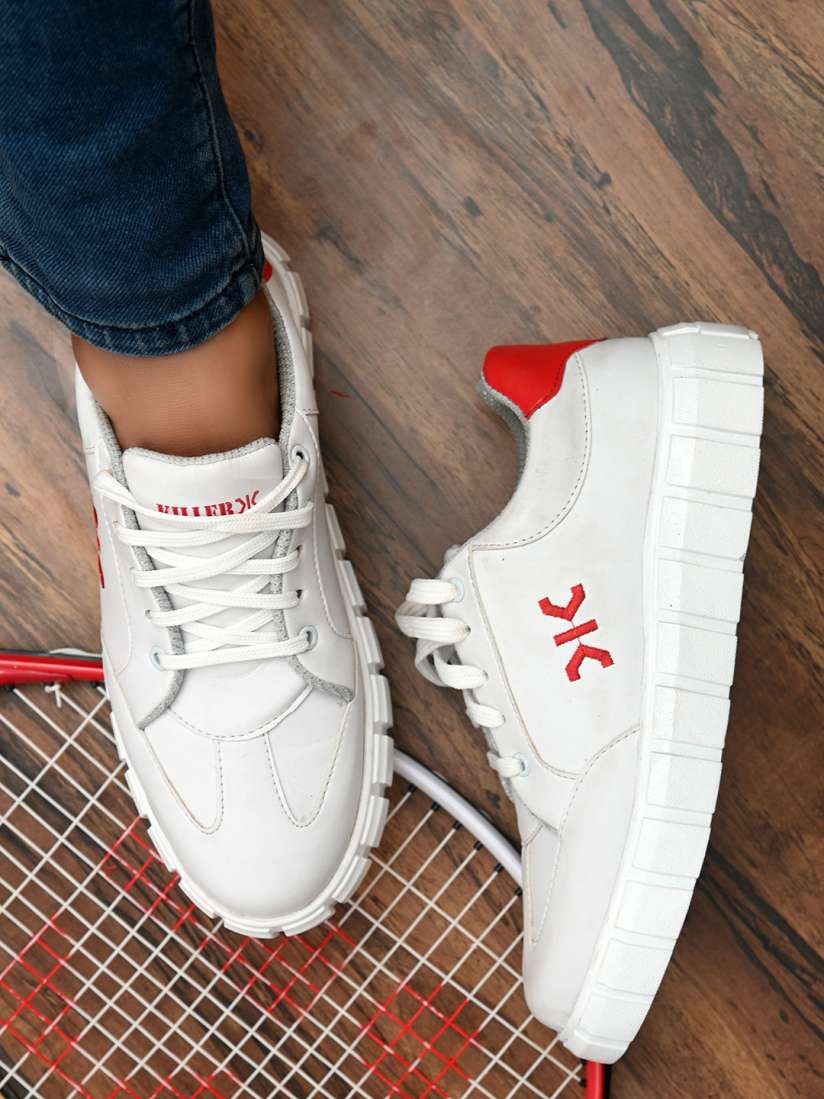 Buy Killer Men White Colourblocked Sneakers Casual Shoes for Men 17354148 Myntra