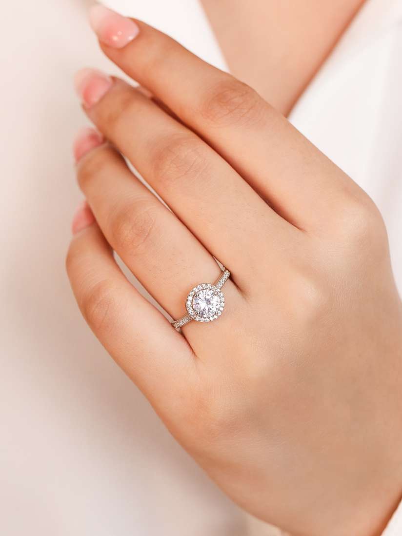 Silver studded ring clearance