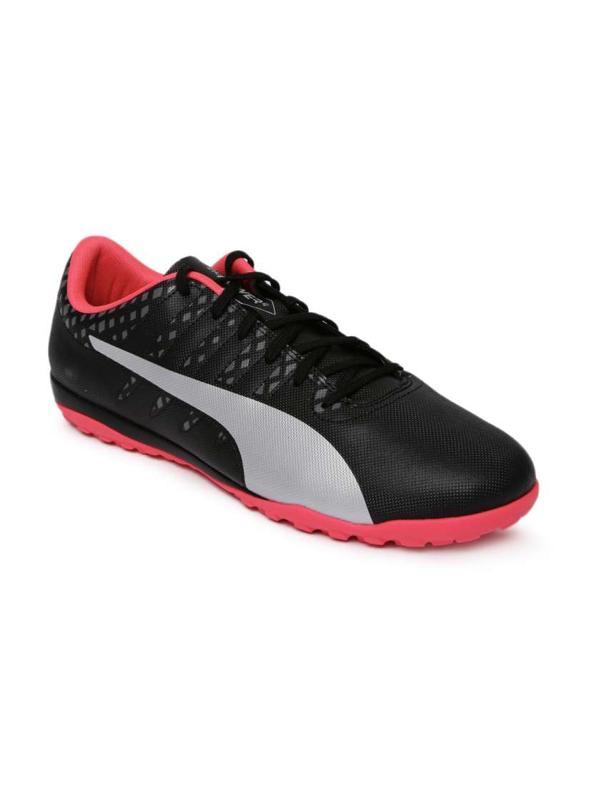 Buy Puma Men Black Grey Evopower Vigor 4 TT Printed Football Shoes Sports Shoes for Men 1736571 Myntra